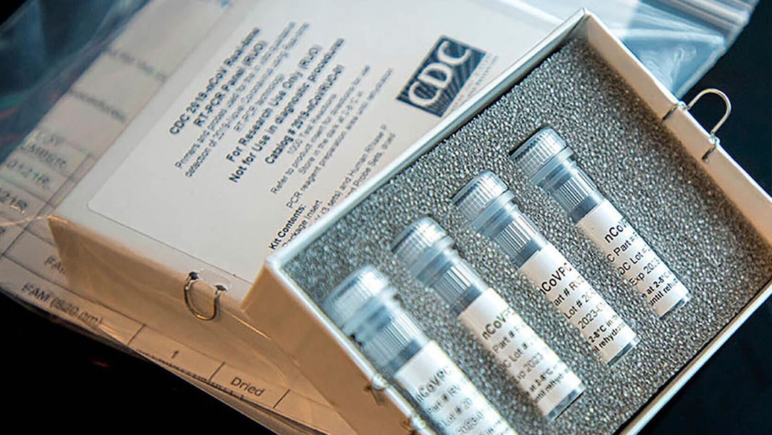 CDC’s laboratory test kit for severe acute respiratory syndrome coronavirus. (Centers for Disease Control and Prevention).