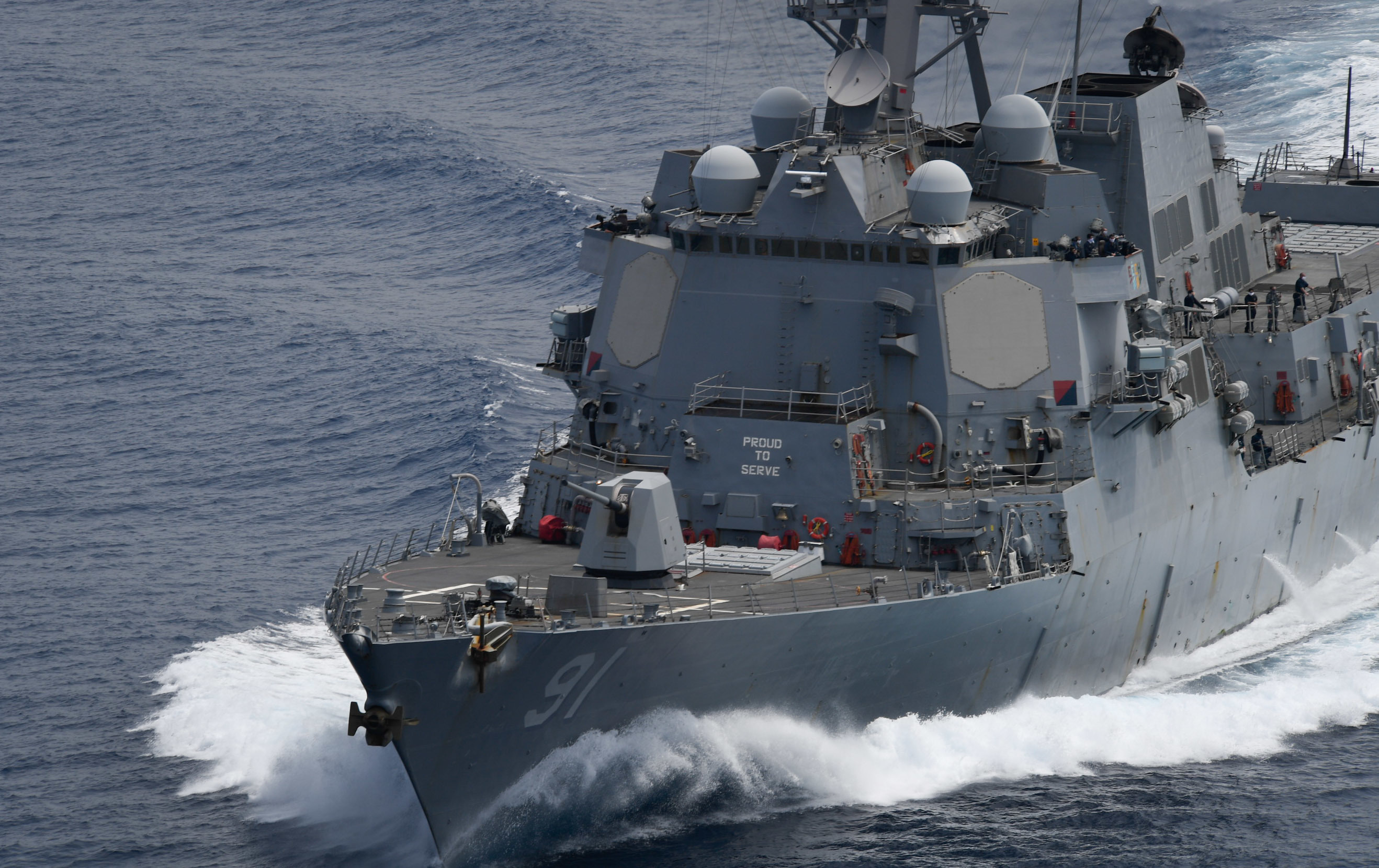 USS Pinckney Freedom of Navigation Operation Challenges Venezuela #39 s