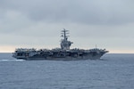 USS Nimitz Departs Bremerton for Training