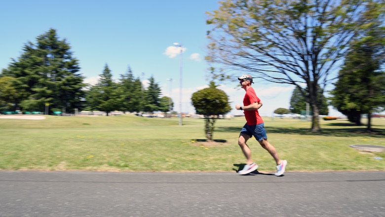 After an ultra-marathon at the Fuji Five Lakes near Mt. Fuji, Japan was cancelled due to COVID-19, Gulledge optimized his training to run 62 miles at the Yokota Air Base Par Three Golf Course.