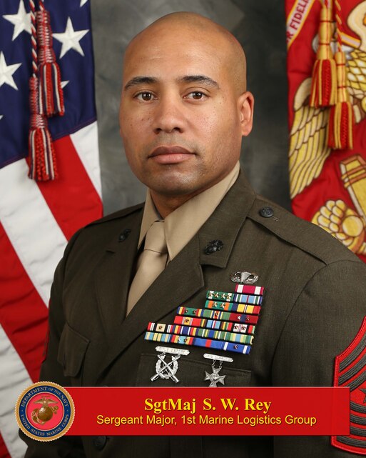 Sergeant Major Stennett W. Rey > 1st Marine Logistics Group > Leaders