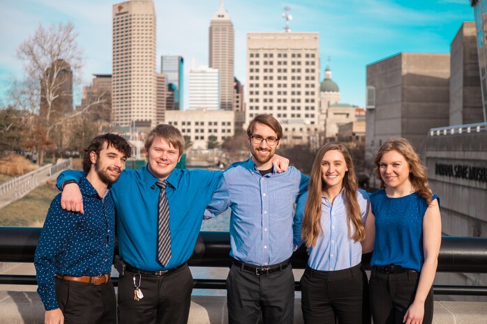 A team of Naval Surface Warfare Center, Crane Division (NSWC Crane) student interns from Indiana University – Purdue University, Indianapolis (IUPUI) conducted research to enhance communications of autonomous unmanned sailboats during the 2019-2020 academic year. This research was part of their Capstone Senior Design Project.