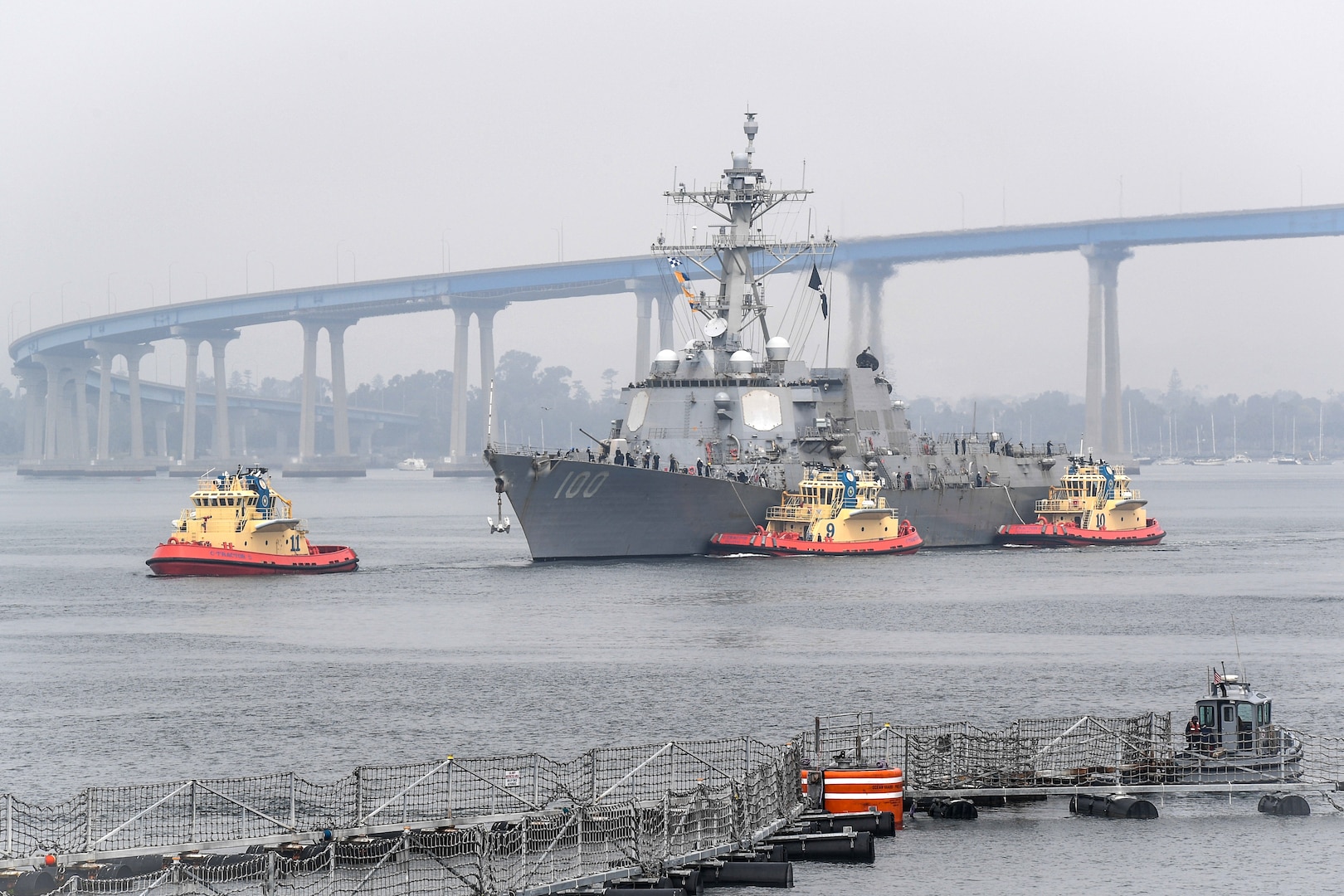 Navy Provides Medical Care to Sailors of USS Kidd, Disinfects Ship