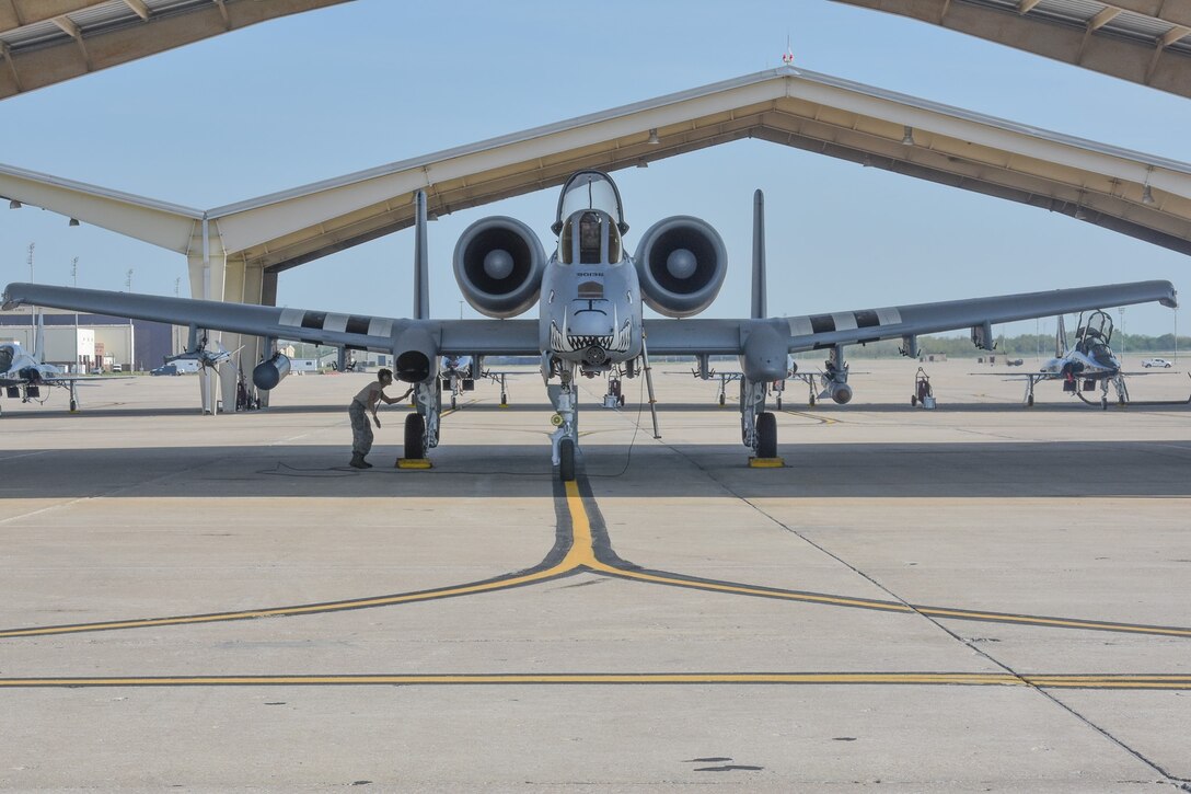 A B-2 Spirit stealth bomber and four T-38 Talons, assigned to the 509th Bomb Wing, along with two A-10 Thunderbolt IIs from the U.S. Air Force Reserve’s 442nd Fighter Wing, fly over medical facilities across Missouri, April 28, 2020. The formation is to honor all medical and healthcare professionals, essential employees and volunteers in the fight against COVID-19. Some of the medical facilities the formation flew over were, CenterPoint Medical Center, Children’s Mercy Hospital North and South, Lee’s Summit Medical Center, St. Luke’s Plaza, Research Medical Center, Western Missouri Medical Center, and Bothwell Regional Health Center. (Courtesy Photo)