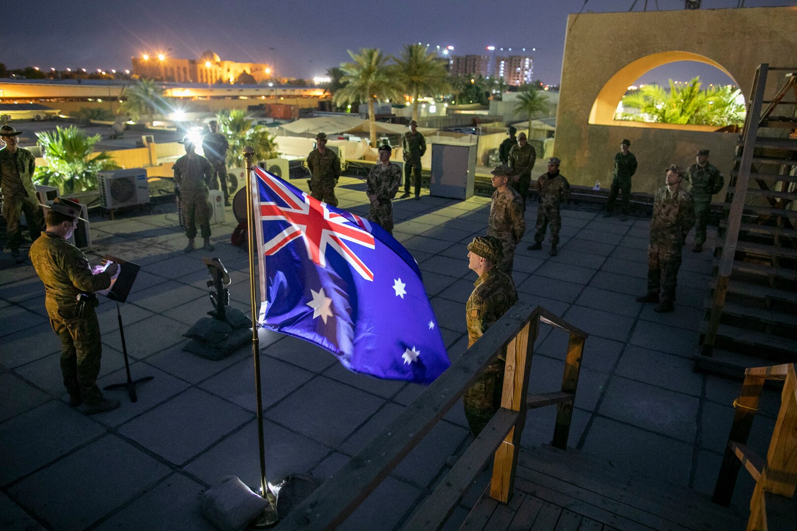 Coalition observes ANZAC Day