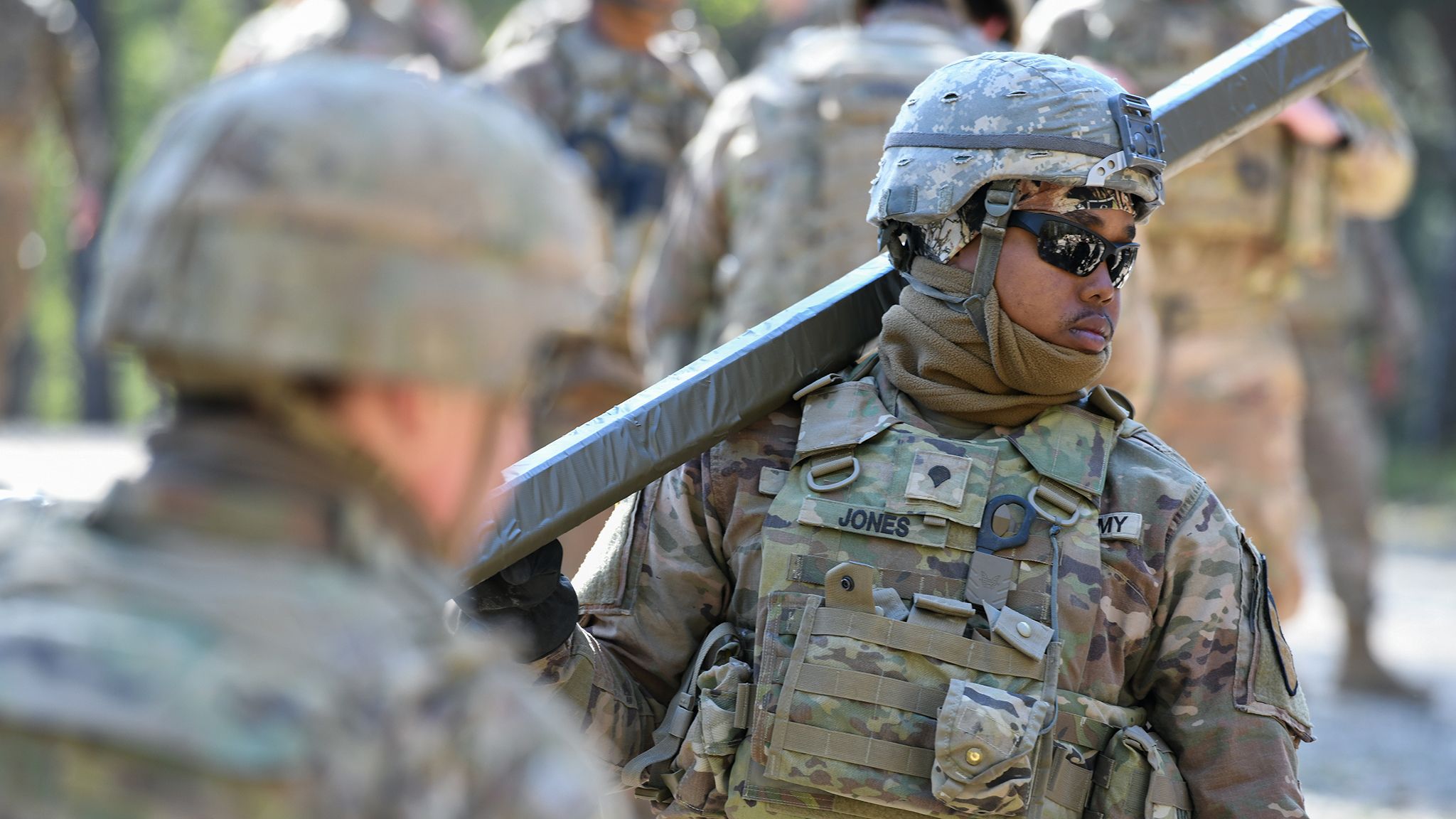 1st Cavalry Division improvised Bangalore training in Grafenwöhr Germany