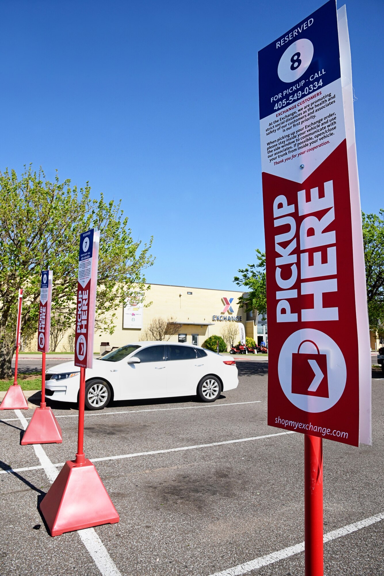 The Tinker Exchange is now offering curbside pickup to their customers. The new service is offered to help with social distancing policies during the COVID-19 pandemic.