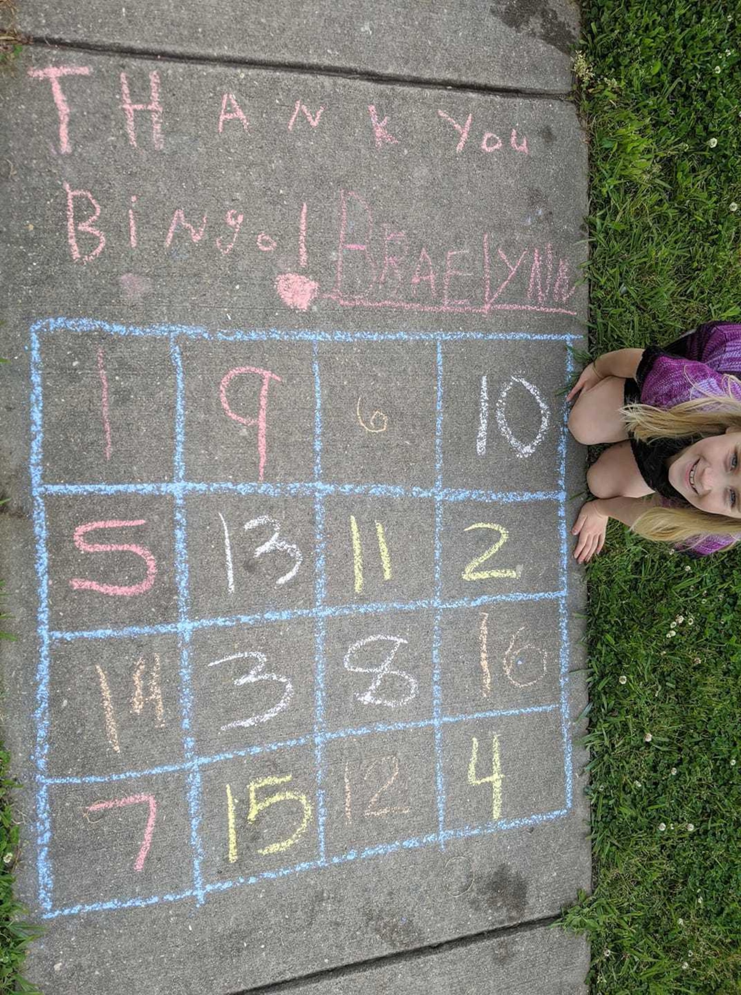 Photo of chalk drawings