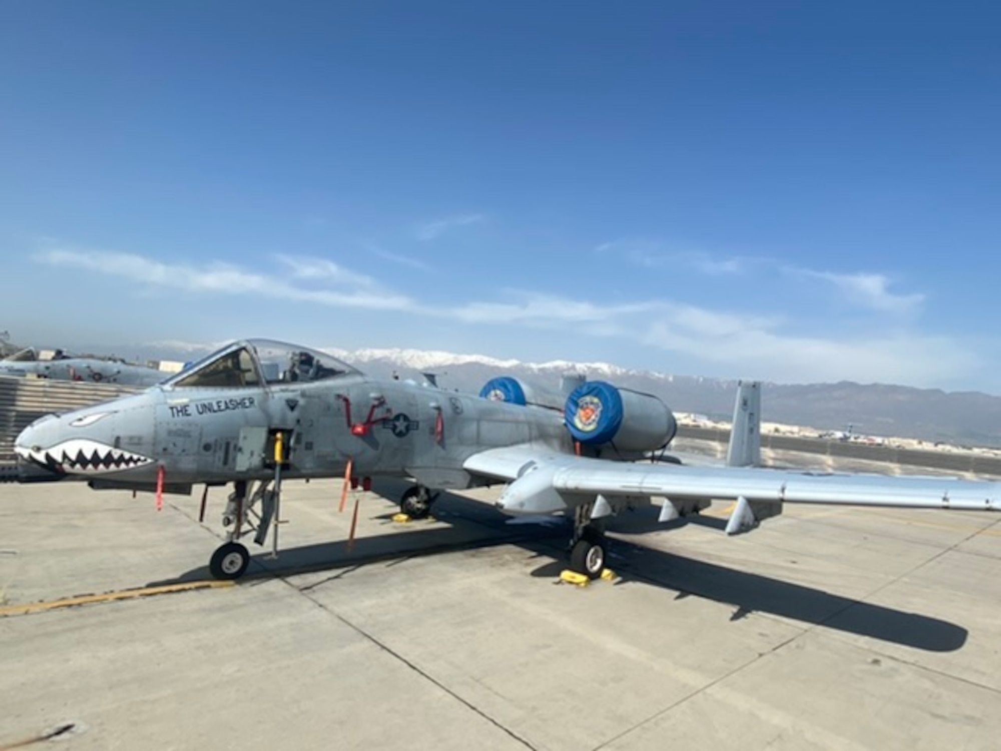 An A-10 was returned to operations after a remote airworthiness assessment during telework operations.  (courtesy photo)