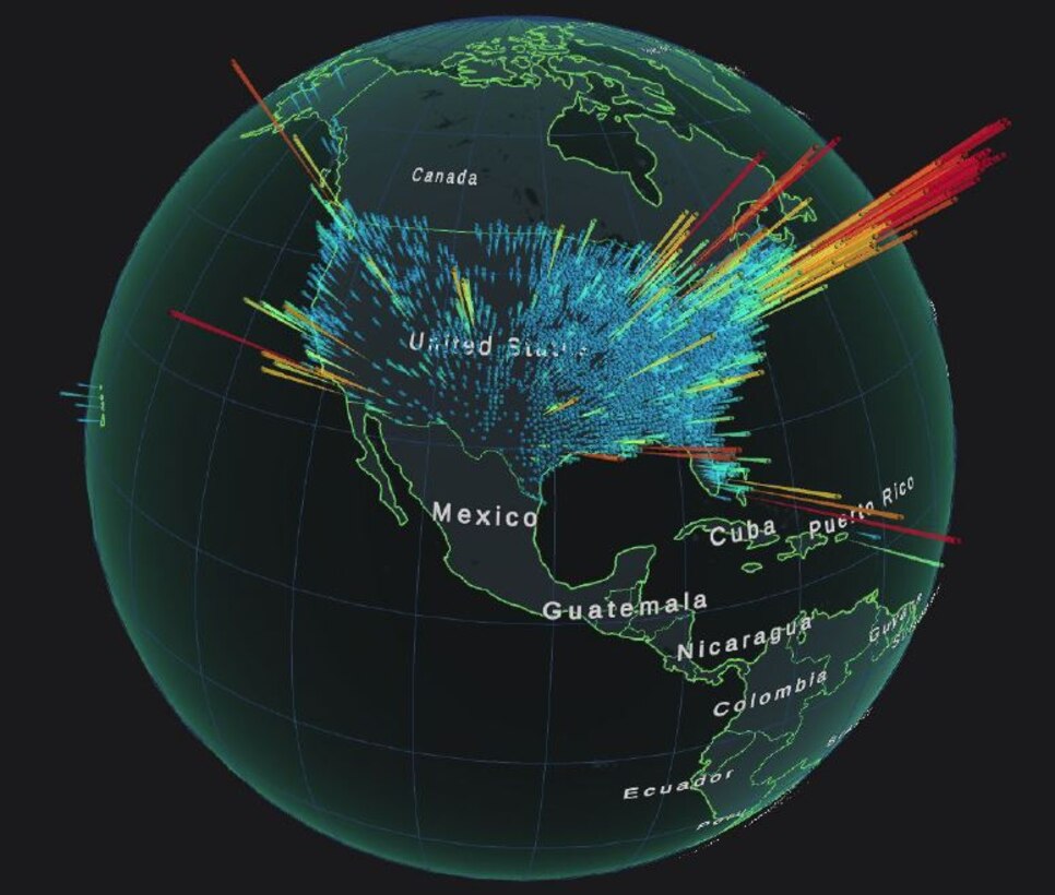 Graphic of virtualitics heat map.