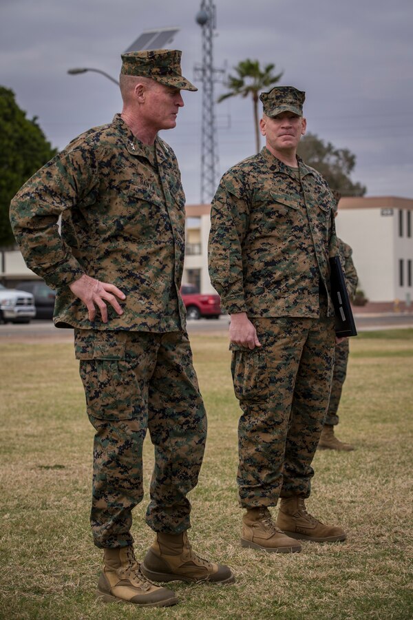 U.S. Marine Corps Major General Edward D. Banta, Commander of the Marine Corps Installations Command and Assistant Deputy Commandant for Installations and Logistics, visits Marine Corps Air Station (MCAS) Yuma on Feb. 3 2020.