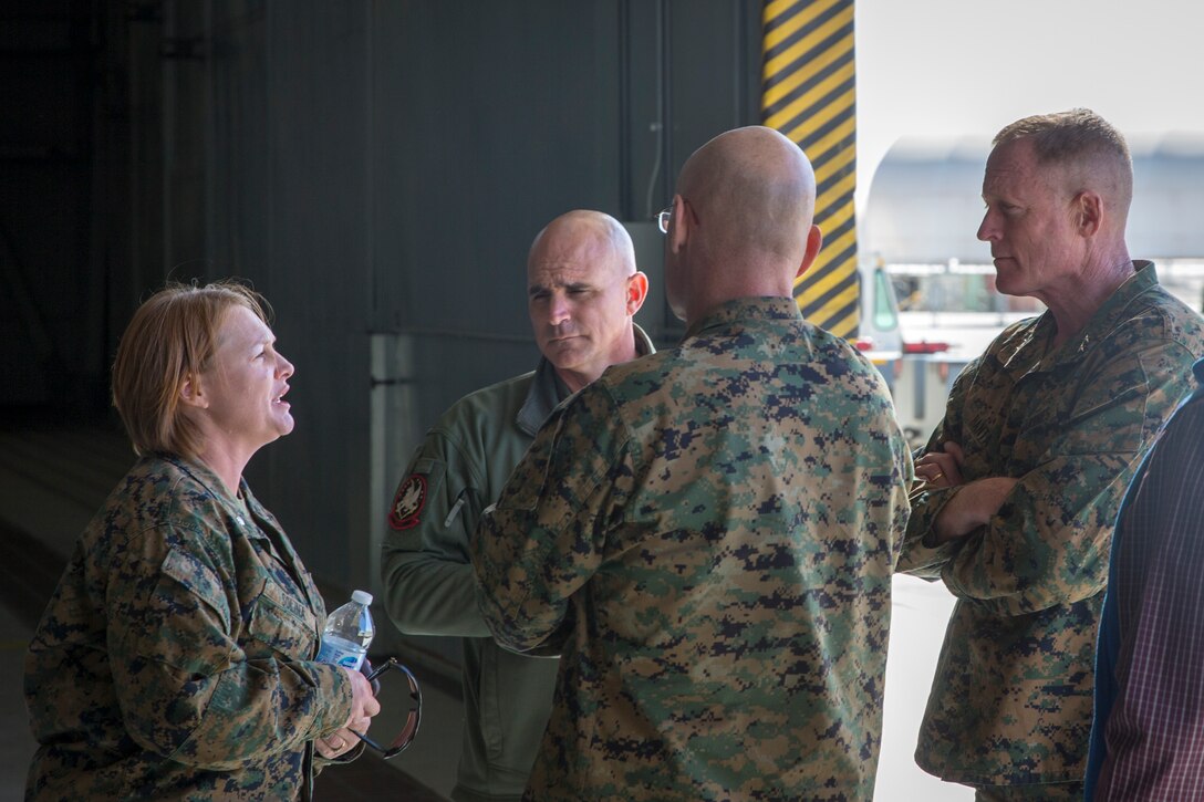 U.S. Marine Corps Major General Edward D. Banta, Commander of the Marine Corps Installations Command and Assistant Deputy Commandant for Installations and Logistics, visits Marine Corps Air Station (MCAS) Yuma on Feb. 3 2020.