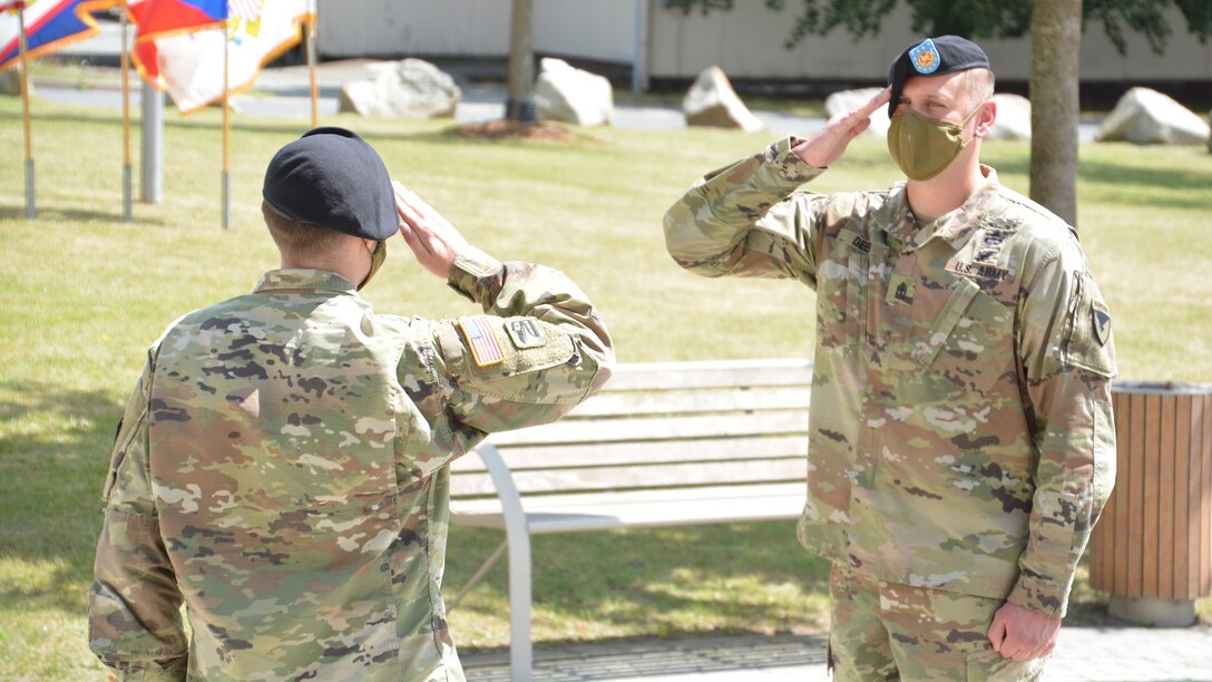 USAG Bavaria’s HHC welcomes new first sergeant