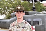 Staff Sgt. Travis Webster, the U.S. Army Medical Center of Excellence 2020 Drill Sergeant of the Year.