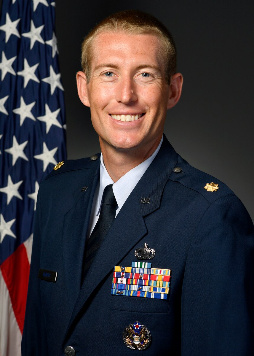 Maj. Michael Gentry, 354th Contracting Squadron commander, is shown in his official military photo.