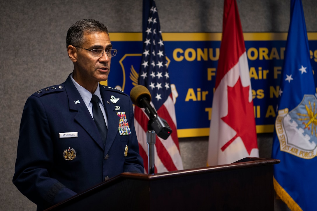 Lt. Gen. Kirk Pierce takes command of st Air Force and Continental U.S. North American Aerospace Defense Command Region.