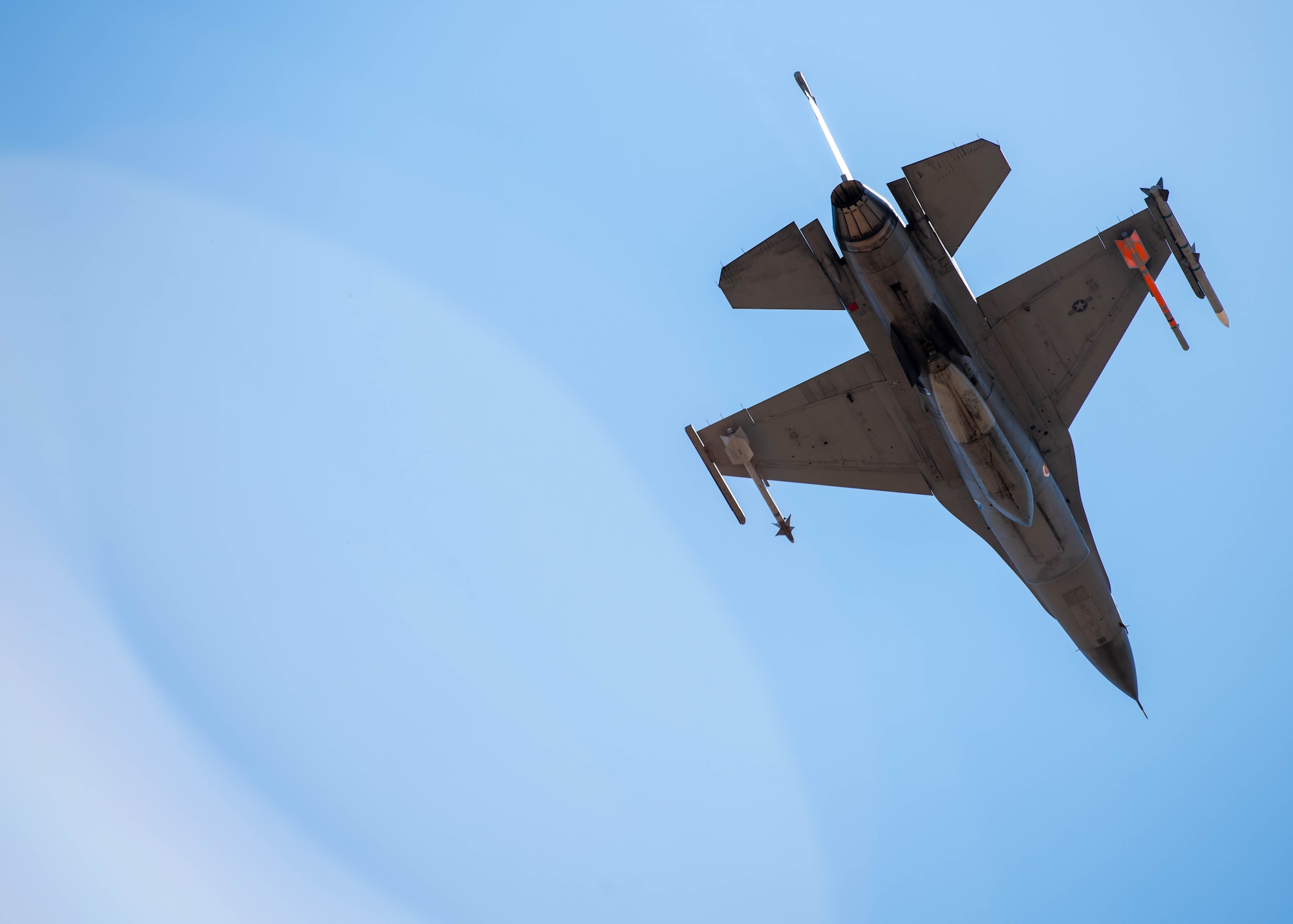 Aircraft soaring over Luke AFB