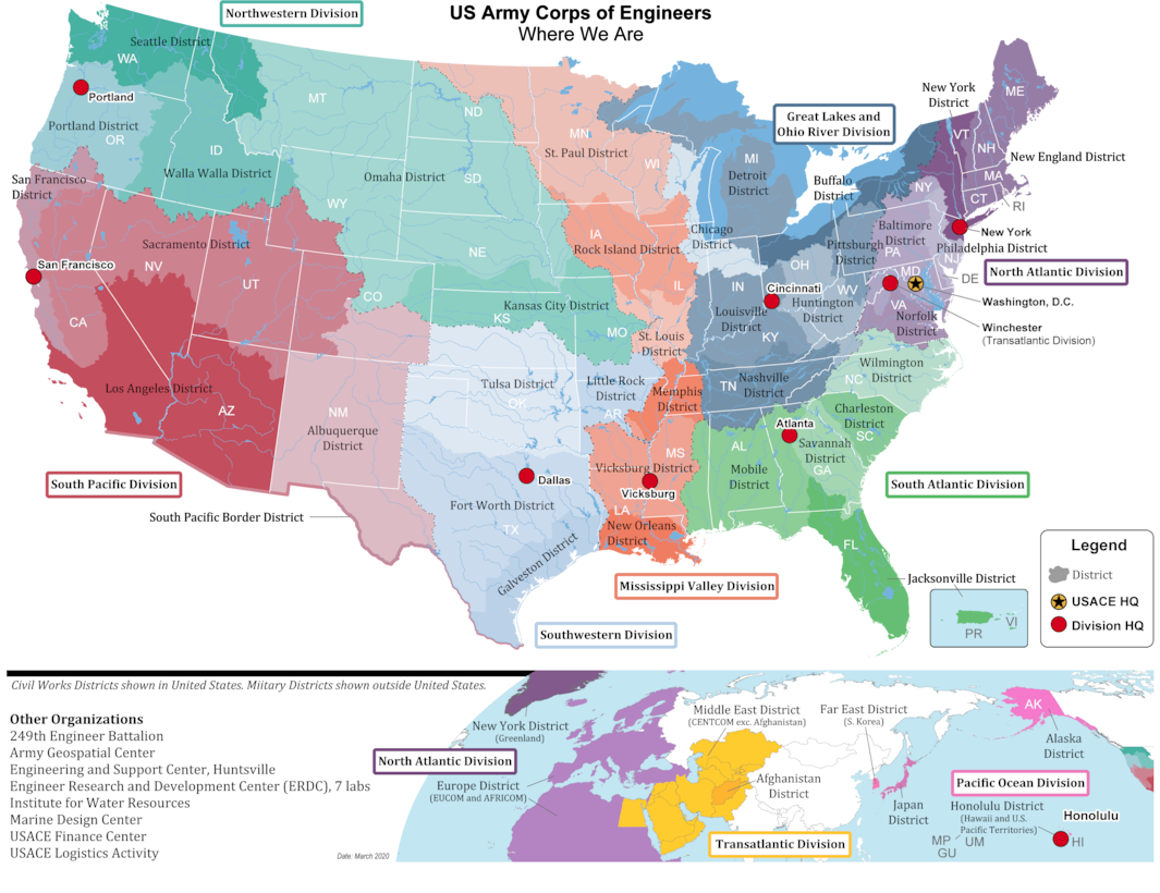 us-army-corps-of-engineers-districts