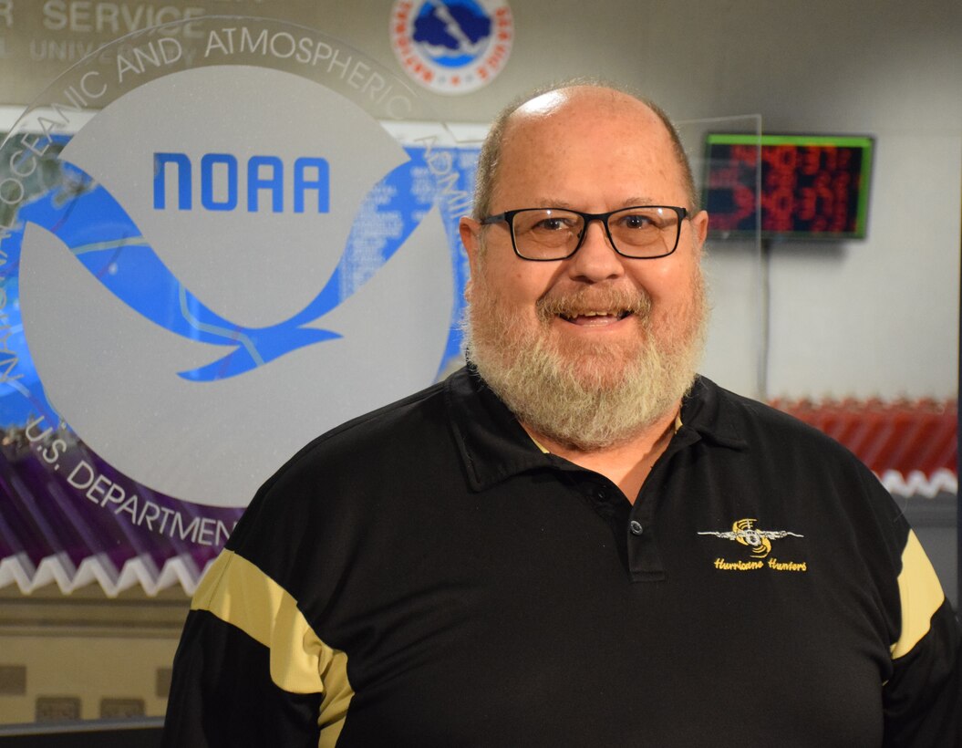 Scott Gibbon, a meteorologist in the Chief, Aerial Reconnaissance Coordination All Hurricanes team. (courtesy photo)