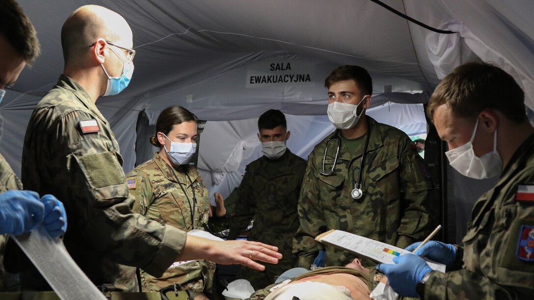 U.S. Army Europe Soldiers assist with exercise MILITARY DOCTOR 20 in Poland