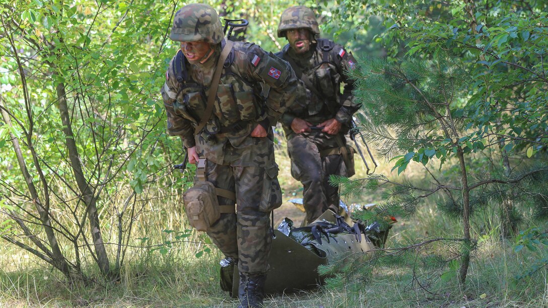 U.S. Army Europe Soldiers assist with exercise MILITARY DOCTOR 20 in Poland