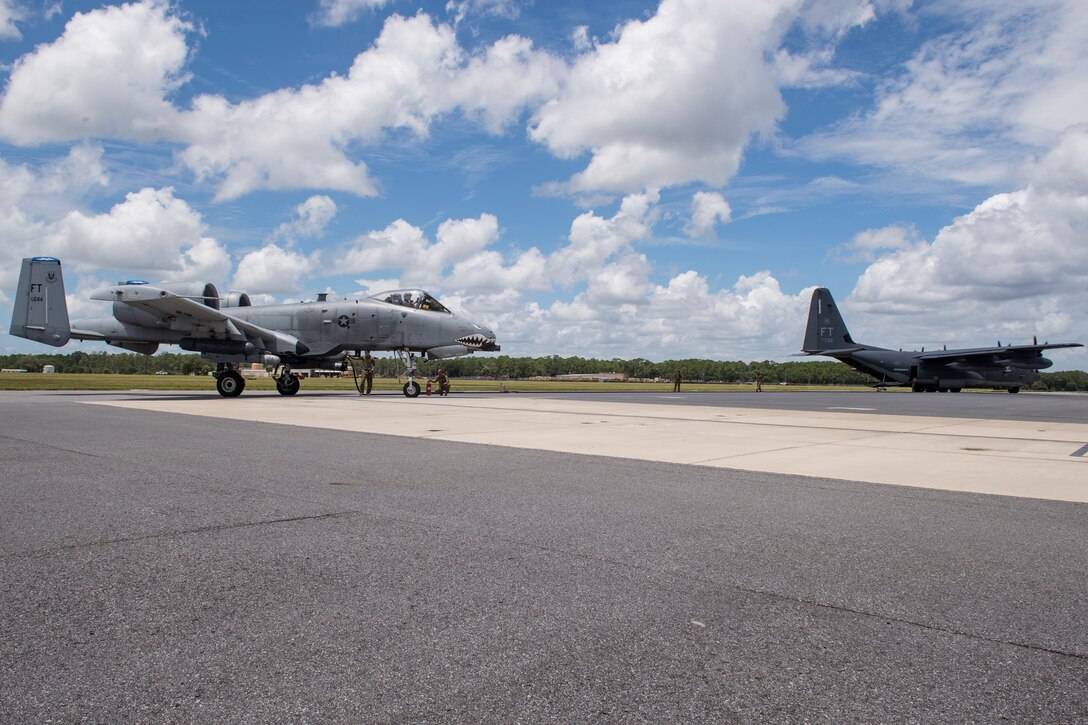 A photo of an A-10C Thunderbolt II