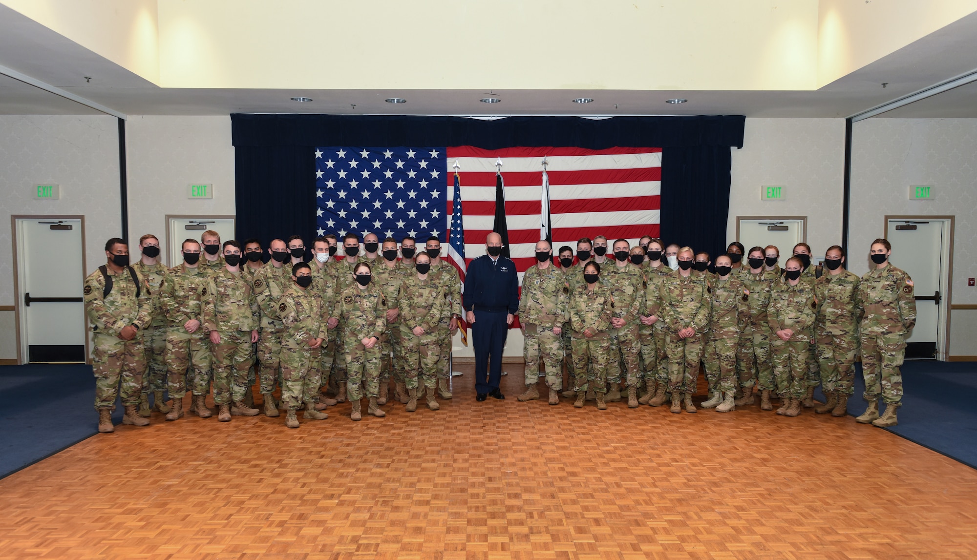 Group photo of Space Force lieutenants