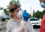 The Michigan National Guard Task Force 182 was all over Michigan’s Upper Peninsula July 25, 2020, testing for the coronavirus.