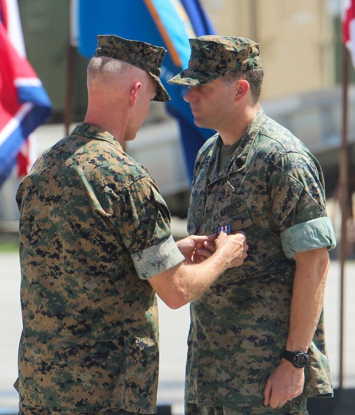 A Marine Raider was awarded the Silver Star Medal for heroic actions while deployed to Afghanistan in 2019, at a ceremony aboard Marine Corps Base Camp Lejeune. July 10, 2020.