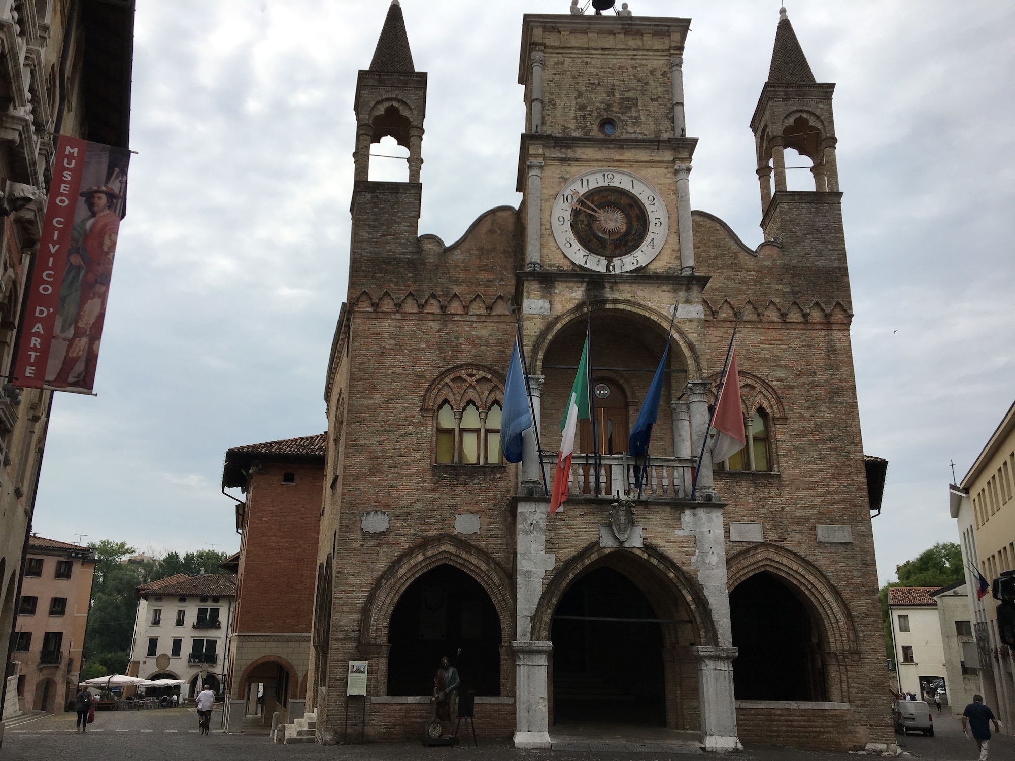 City hall at Pordenone, Italy, Aug. 10, 2018. Pordenone was created in the middle ages as a river port. (U.S. Air Force photo by Staff Sgt. Heidi Goodsell)