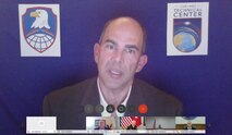 Thomas E. Webber, director of the U.S. Army Space and Missile Defense Command Technical Center, participates on an acquisition panel during the virtual 23rd annual Space and Missile Defense Symposium, Aug. 4. Webber also participated in a “Fireside Chat” forum during the SMD Debrief: Modernizing Missile Defense on Aug. 5 where he discussed numerous projects the Technical Center is currently working on or is planning for the future. (Courtesy photo)