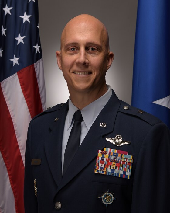Photo of U.S. Air Force Brigadier General Joshua M. Olson.