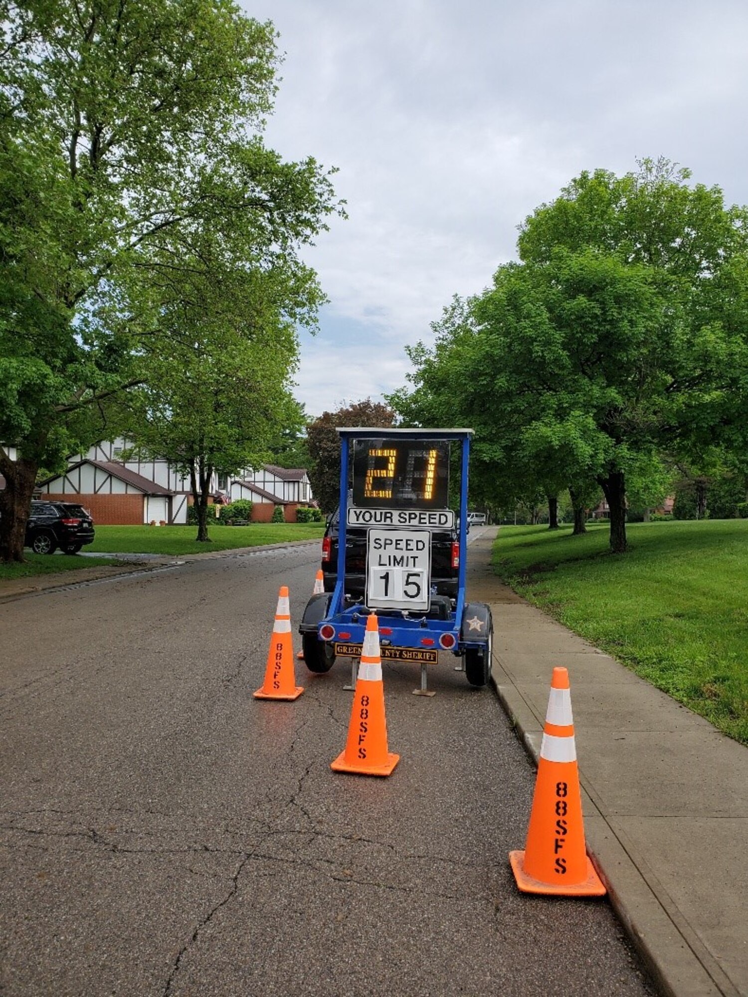 To ensure the safety of more than 30,000 employees and visitors who frequent Wright-Patterson AFB, motorists are reminded to follow the proper speed limits when driving on the installation. (Courtesy photo)