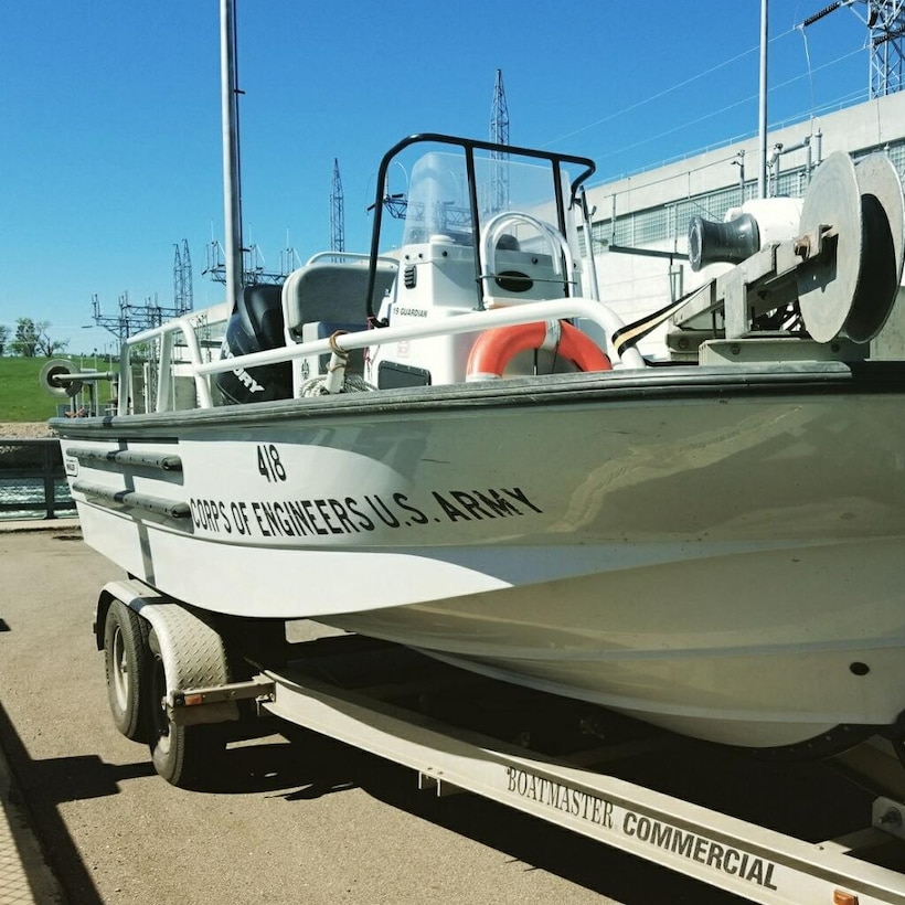 Water Quality Management Branch's work boat