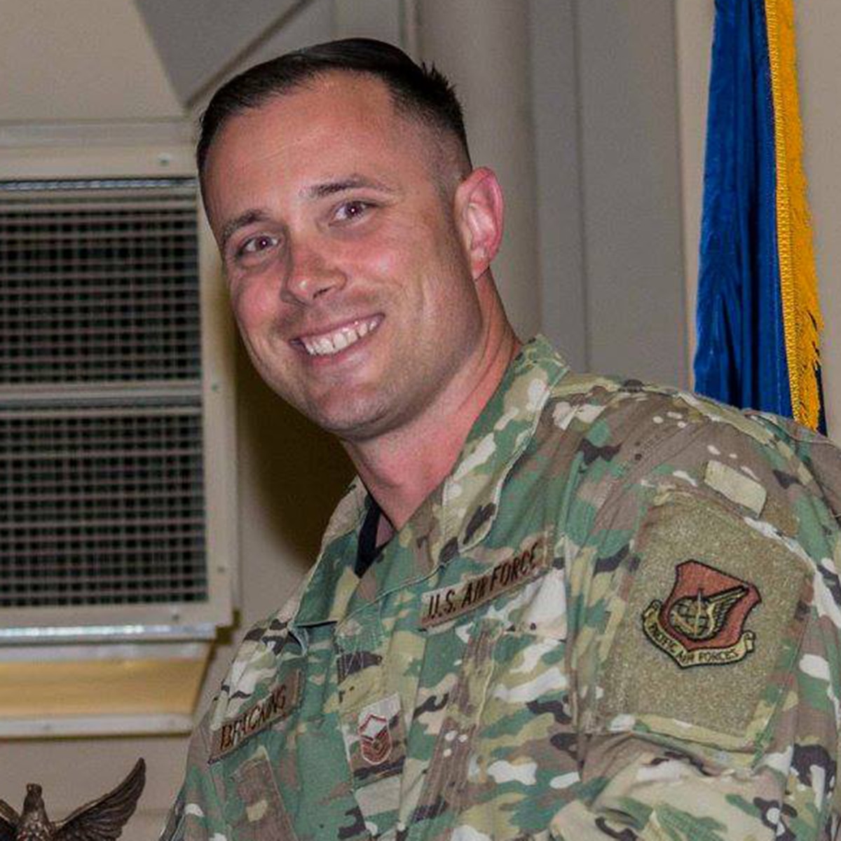 U.S. Air Force Master Sgt. Jason Brackins