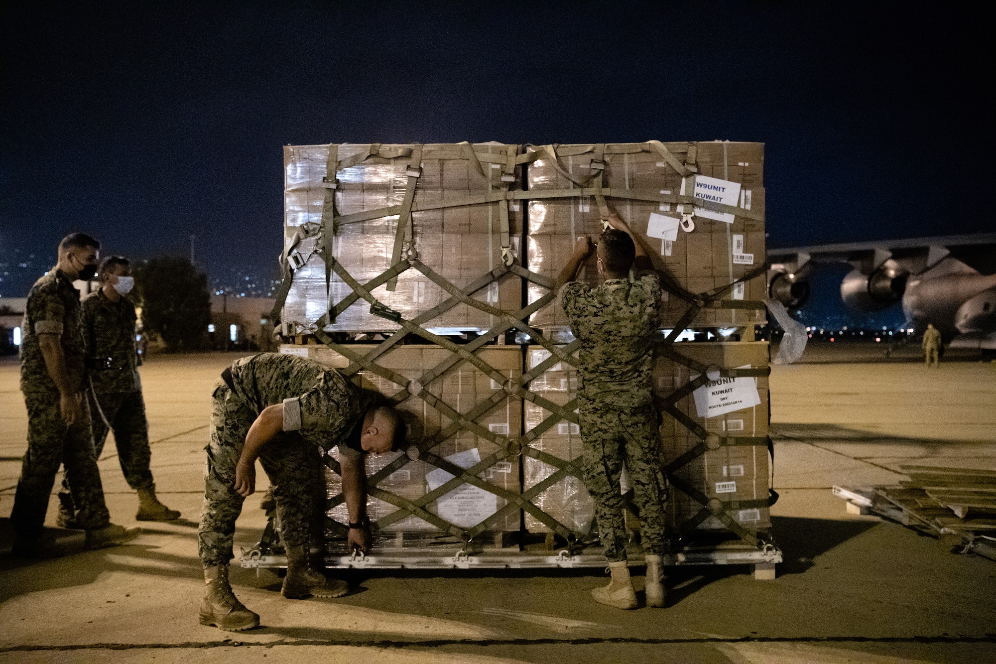 U.S. Central Command is coordinating with the Lebanese Armed Forces and U.S. Embassy-Beirut to transport critical supplies as quickly as possible to support the needs of the Lebanese people.