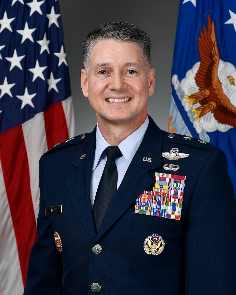 This is the official portrait of Maj. Gen. Christopher Finerty.