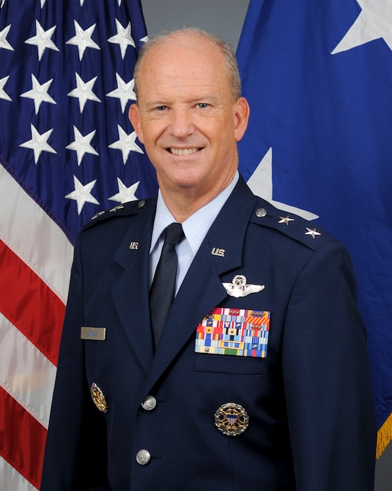 This is the official portrait of Maj. Gen. Bret C. Larson.