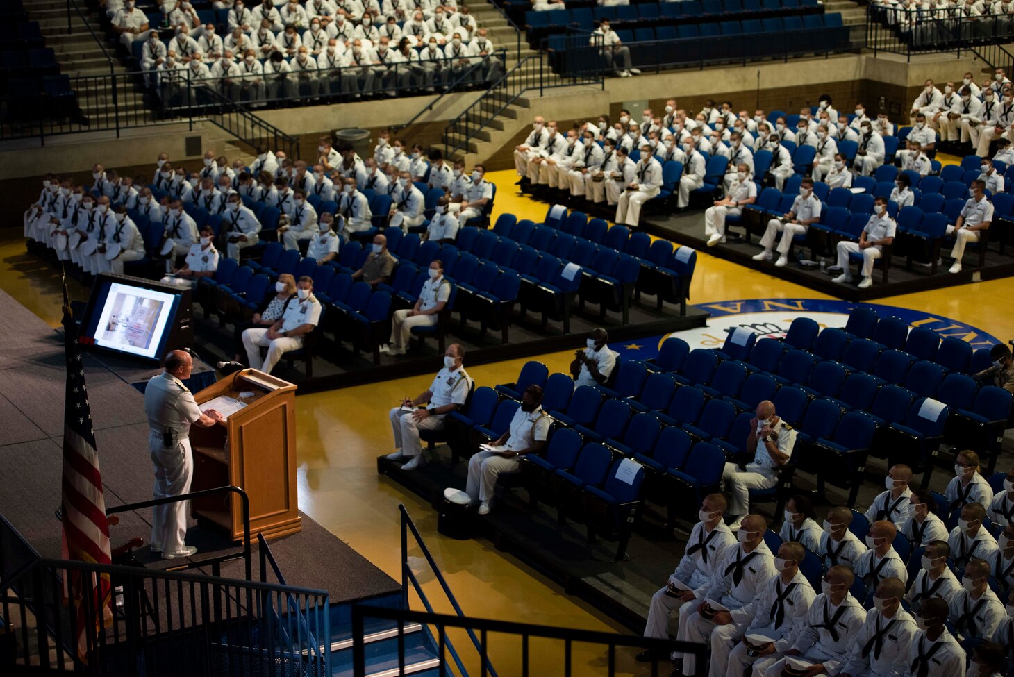 CNO Speaks To U S Naval Academy Class Of 2024 United States Navy   200807 N BB269 1037.JPG