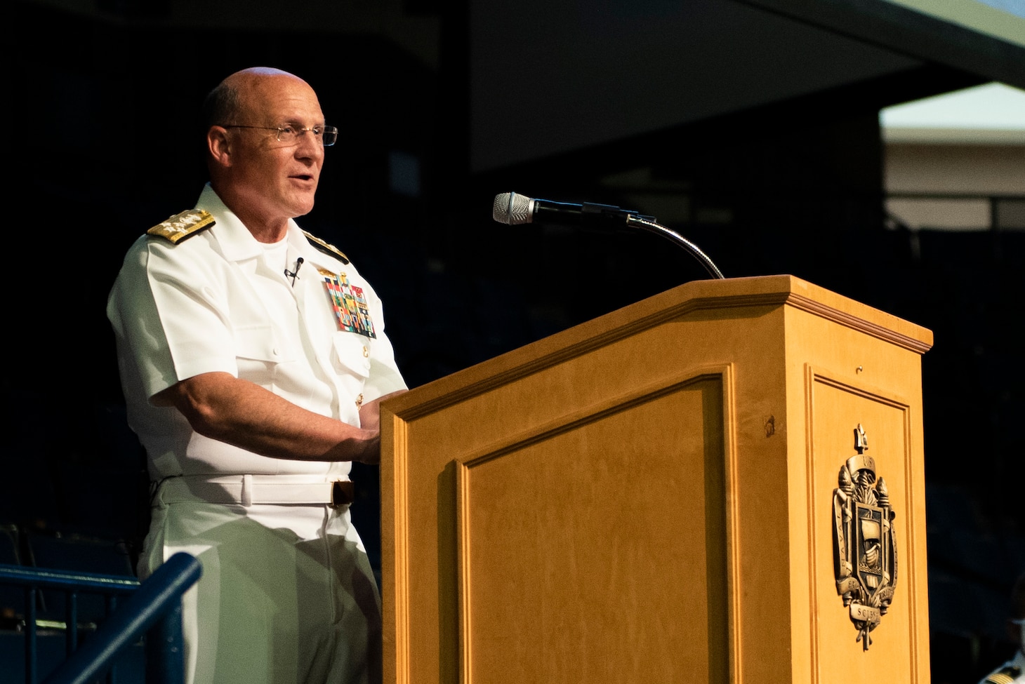 CNO Speaks To U S Naval Academy Class Of 2024 United States Navy   200807 N BB269 1072.JPG