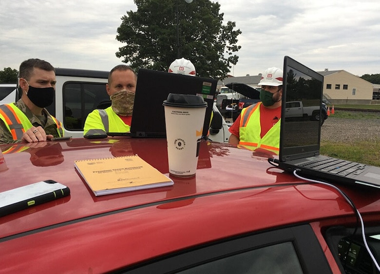 The U.S. Army Corps of Engineers Pittsburgh District’s temporary emergency power planning and response team deployed to Connecticut to provide generator power to critical facilities in the aftermath of Tropical Storm Isaias, Aug. 7.