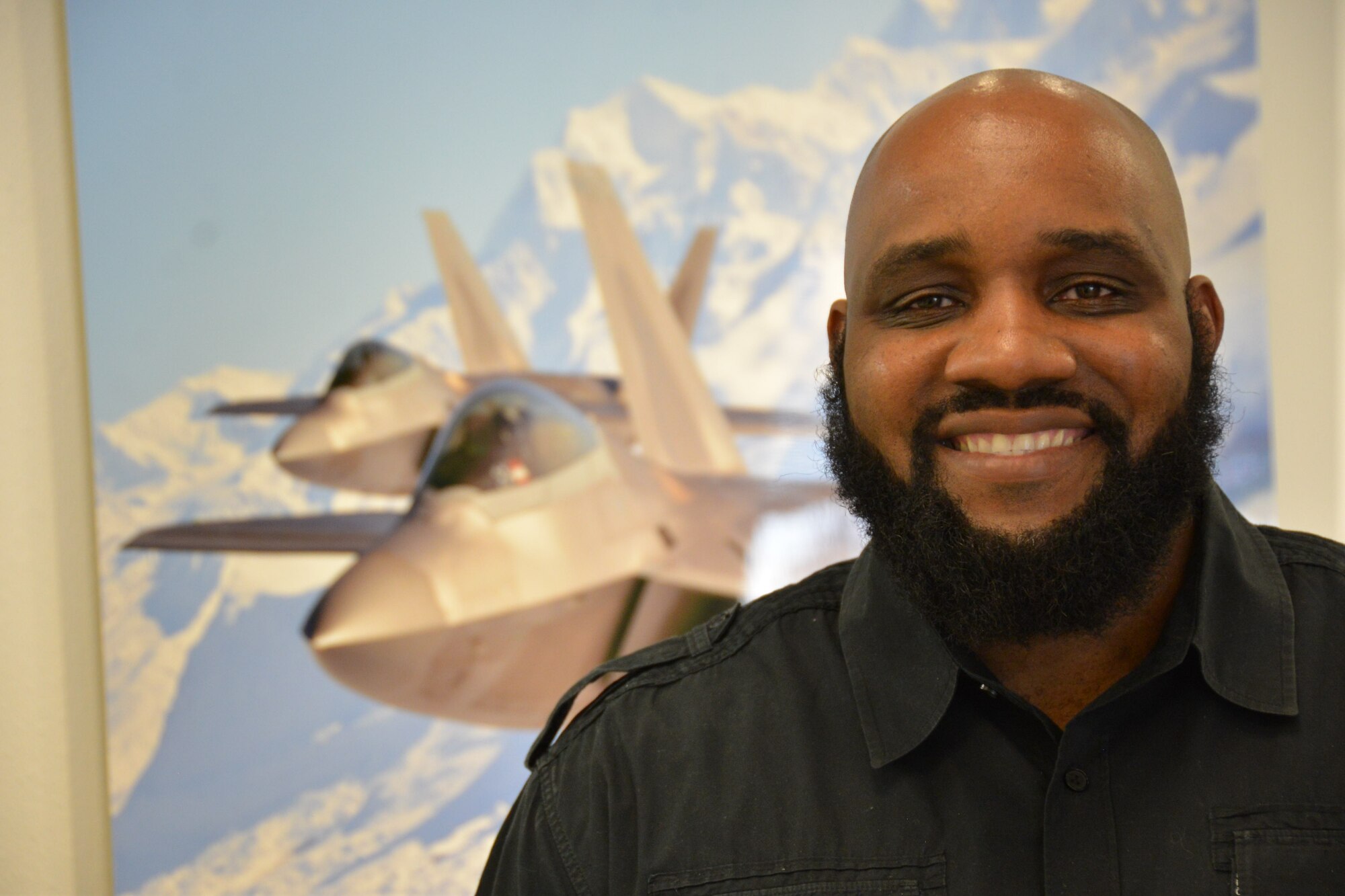 Photo of 477th Fighter Group Equal Employment Opportunity specialist, Jamie Walker.