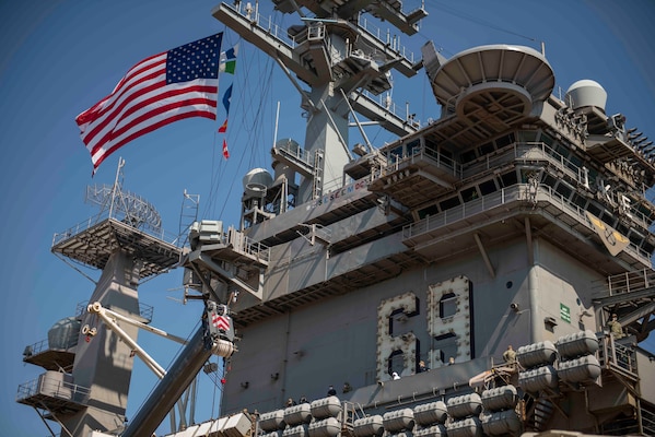 USS Dwight D. Eisenhower (CVN 69) returns to Naval Station Norfolk.