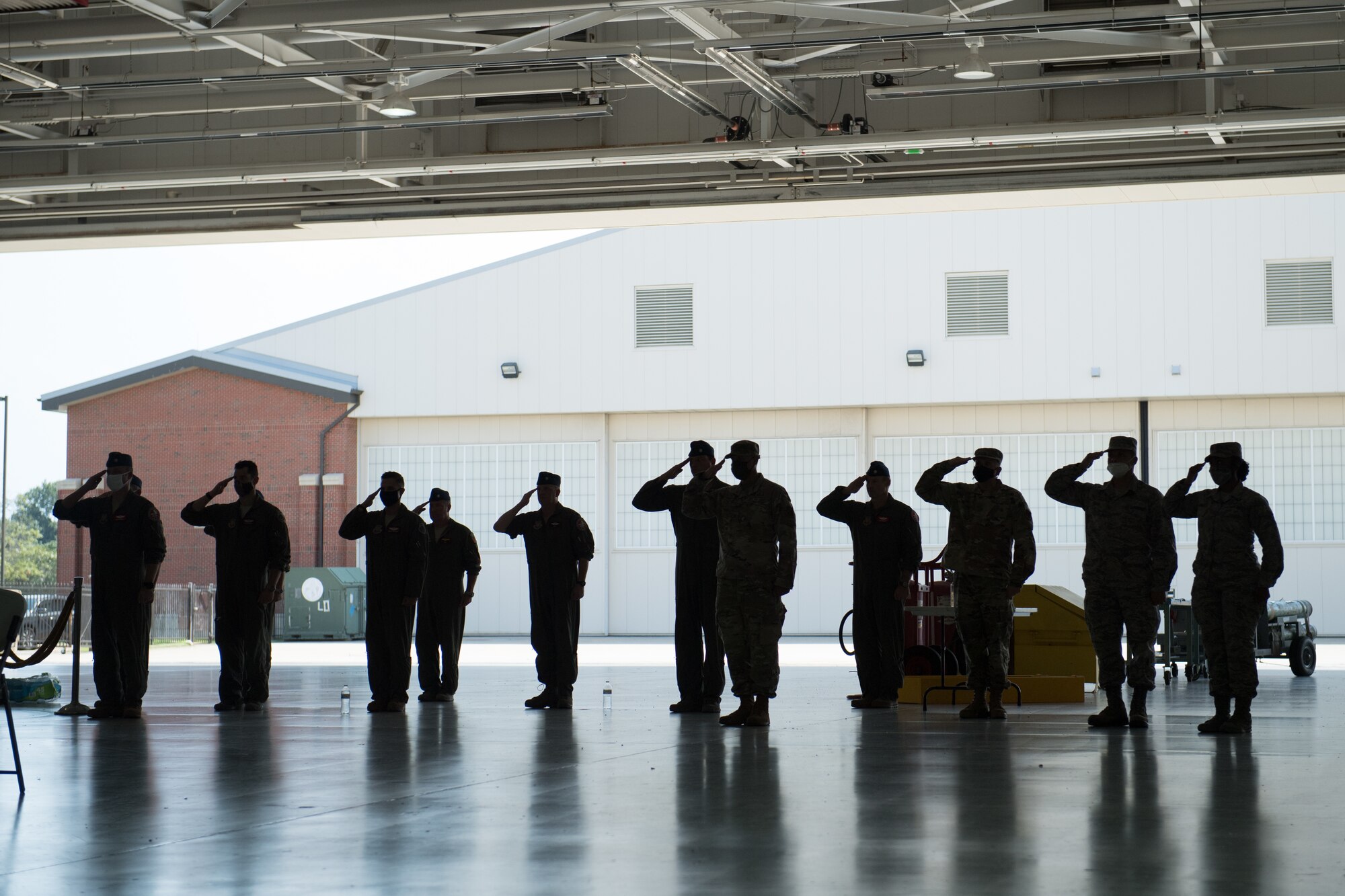 photo of change of command ceremony