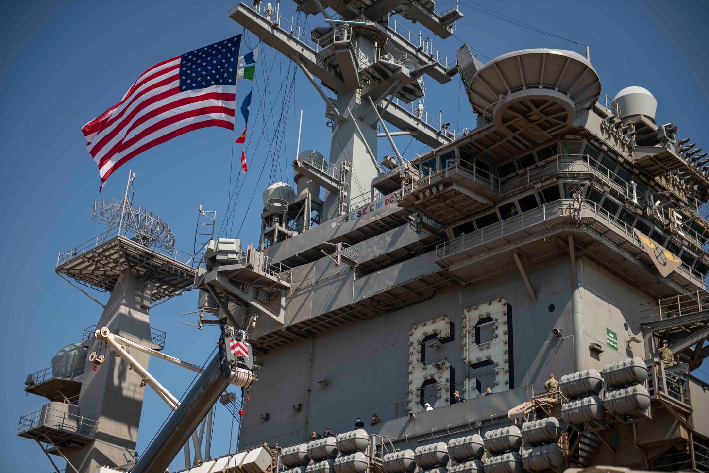 USS Dwight D. Eisenhower (CVN 69) returns to Naval Station Norfolk.