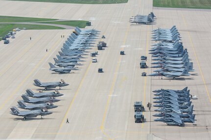 A variety of the world’s most advanced aircraft have assembled at Volk Field Combat Readiness Training Center in Wisconsin for the joint accredited exercise Northern Lightning 2 exercise Aug. 10-21.