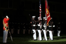The 19th Sergeant Major of the Marine Corps, Sgt. Maj. Troy E. Black, hosted last night’s ceremony, and the guest of honor was the Senior Enlisted Advisor to the Chairman of the Joint Chiefs of Staff, Ramón “CZ” Colón-López.