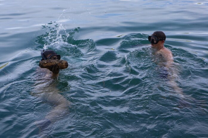 Task Force Koa Moana 20 Explosive Ordnance Disposal Marines make history on Peleliu