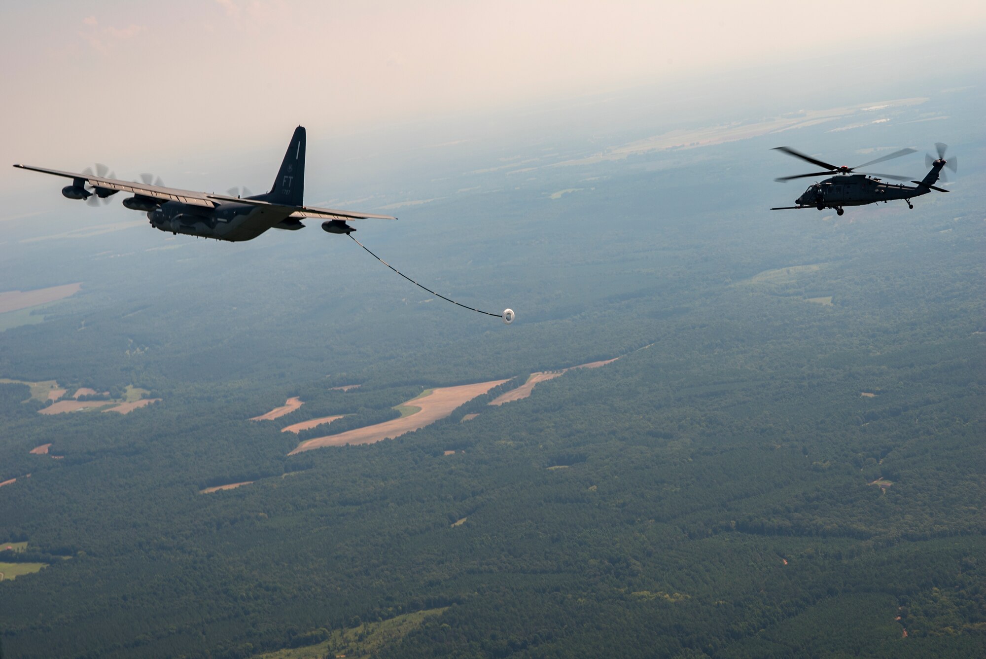 Jolly Green II begins aerial refueling tests