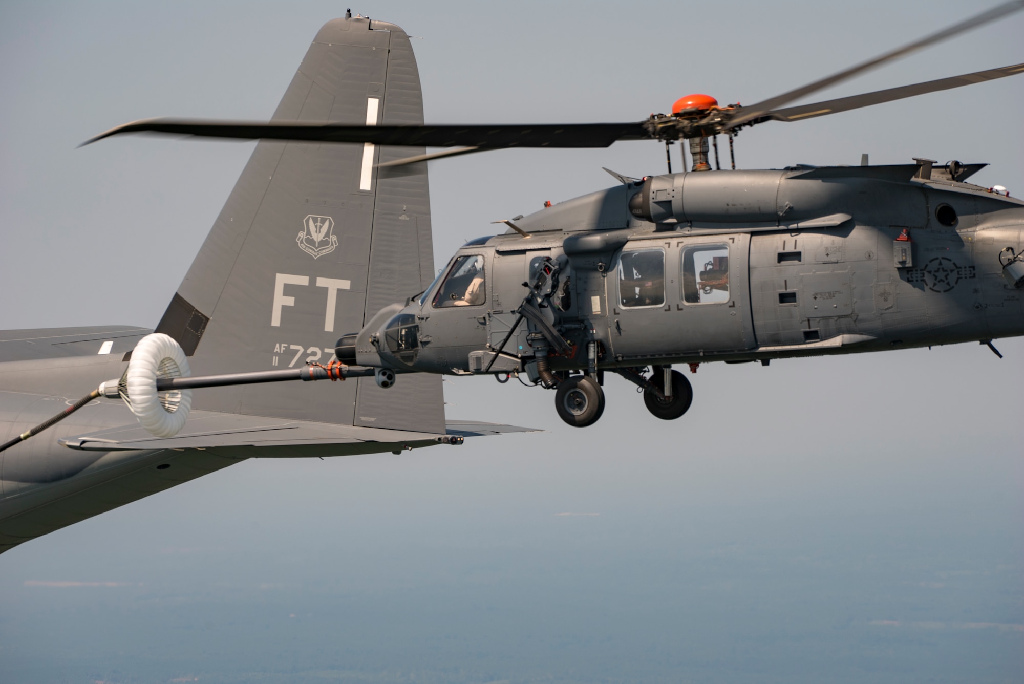 Jolly Green II begins aerial refueling tests